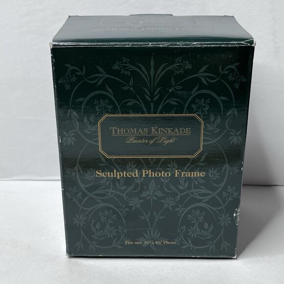 Thomas Kinkade Hidden Cottage II Sculpted Photo Frame 3.5" x 4.5" - Picture 2 of 10